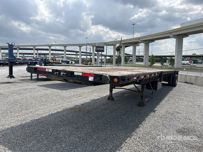 2000 Lufkin FLIIST 48 ft T/A Flatbed Trailer