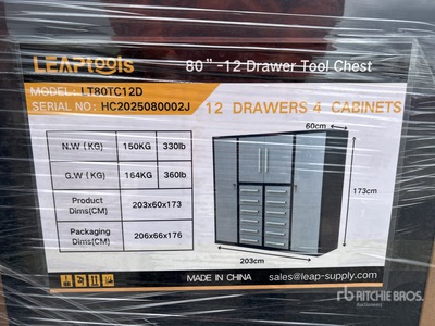 LEAP 2030 mm 12-Drawer Workbench (Unused)