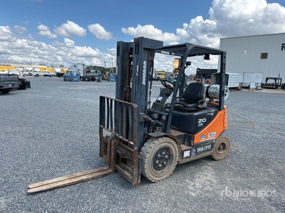 2011 Doosan G20p-5 3600 lb Pneumatic Tire Chariot Élévateur