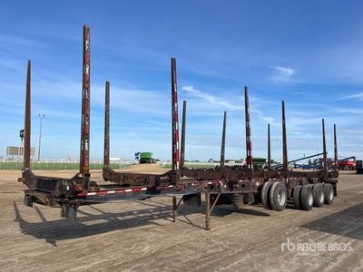 2017 Centerline 50 ft Quad/A Hayrack Log Trailer