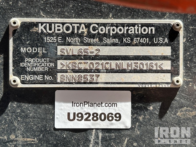 MINI CARGADOR SOBRE ORUGAS 2023 KUBOTA SVL652