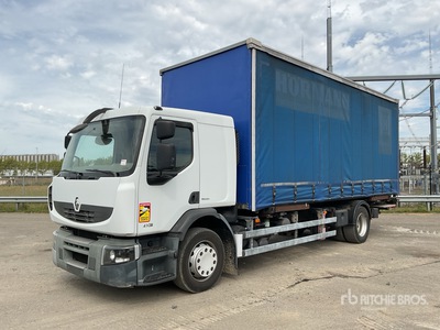 2009 Renault Premium 410 Dxi 4x2 Curtain Side Truck