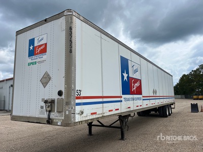 2007 Wabash 53 ft x 102 in T/A Van Trailer