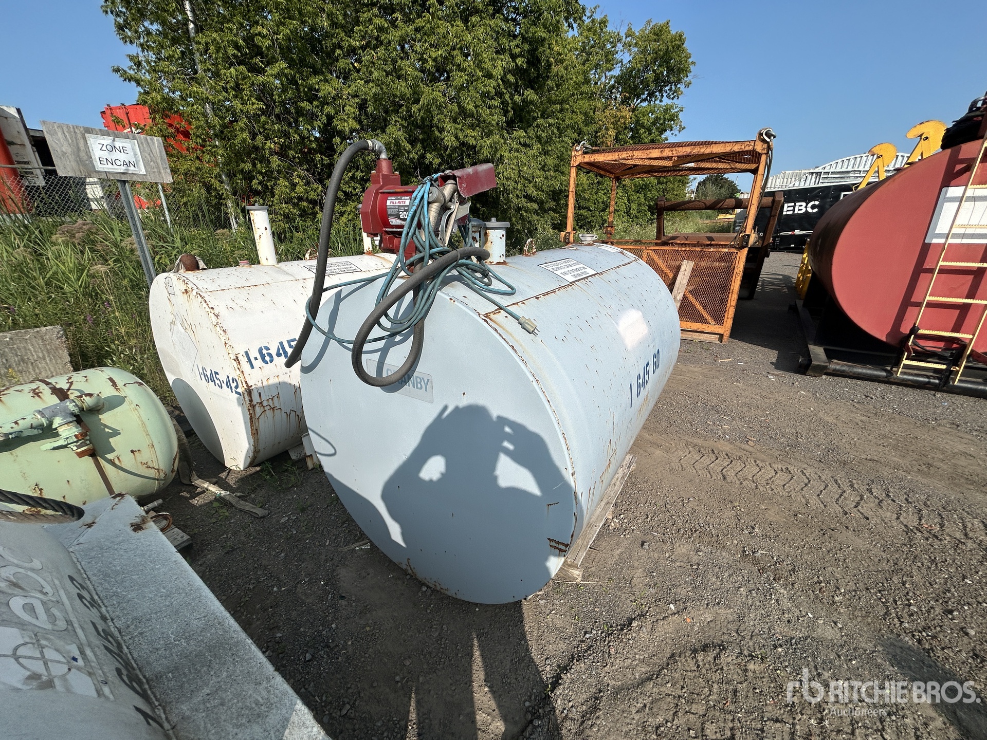 2017 Granby Industries 30234242SHAA 500 gal Portable Steel Diesel Zbiornik paliwa