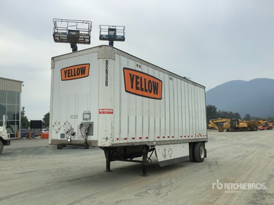 2019 Wabash National DVDBHPC 28 ft x 102 in B-Train Pup S/A Remolque de furgoneta