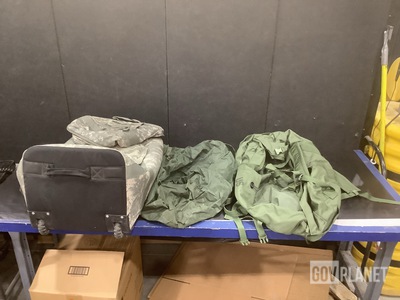 (86) Duffel Bags, (12) Clothing Bags, (1) Barracks Bags & Assorted Items