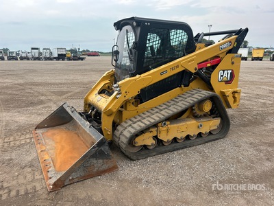 2022 Cat 299D3XE Two-Speed High Flow を見 Compact Track Loader