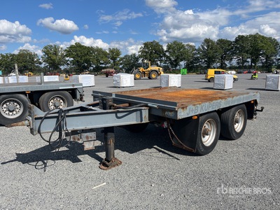 2005 HRD Zentralachs 3.1 m T/A Drawbar Przyczepa płaska