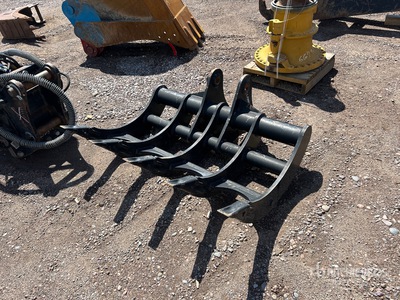 2023 Land Hero 48 in Excavator Rake - Fits Cat 307 / 308