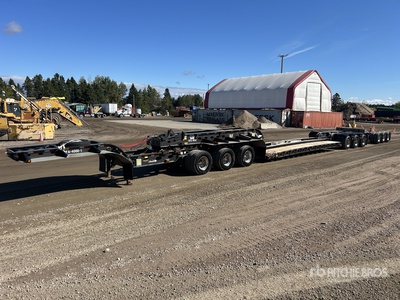 2017 Peerless LB85 85 ton 9 Axle Beam Removable Gooseneck Tieflader