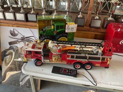 John Deere Toy w/ Fire Truck Toy