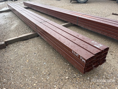 Quantity of (16) 4 in x 20 ft 14 Ga Purlin