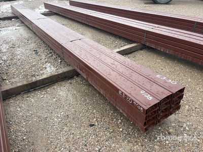 Quantity of (16) 4 in x 20 ft 14 Ga Purlin