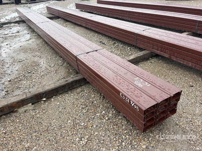 Quantity of (16) 4 in x 20 ft 14 Ga Purlin
