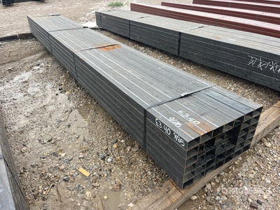 Quantity of (42) 2 in x 3 in x 13 ft 6 in 14 Ga Rectangle Tubing