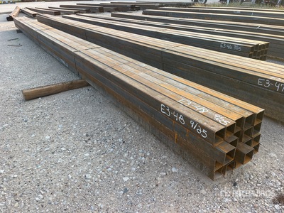 Quantity of (20) 2-1/2 in x 2-1/2 in x 24 ft 14 Ga Square Tubing