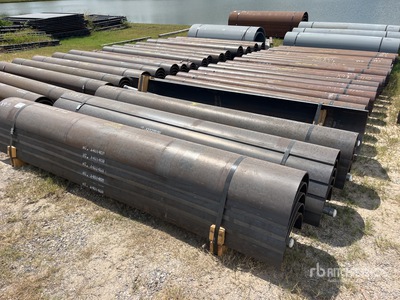 Quantity of (26) Palletized Steel Repair Pipe Sleeves (Unused)