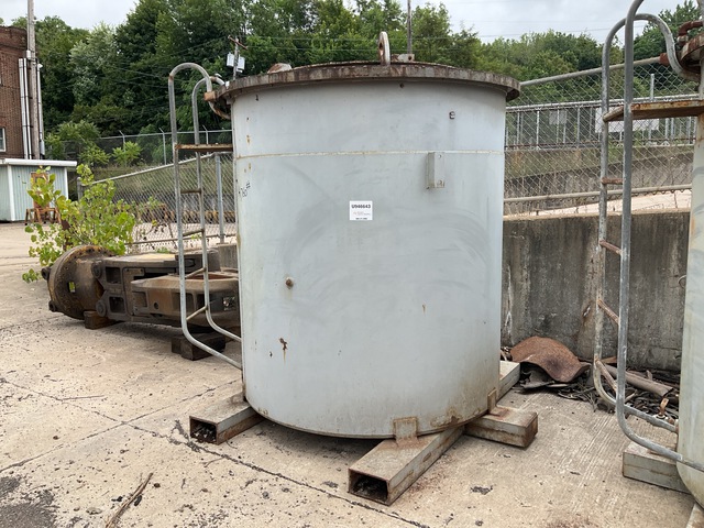 2101 gal Skid Mounted Steel Waste Oil Tank