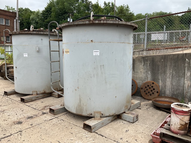 2101 gal Skid Mounted Steel Waste Oil Tank