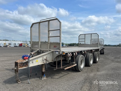 2017 Alutrec 22 ft Tri/A Flatbed Trailer