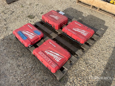 Quantity of (4) Milwaukee 3/4 n Cordless Impact Guns