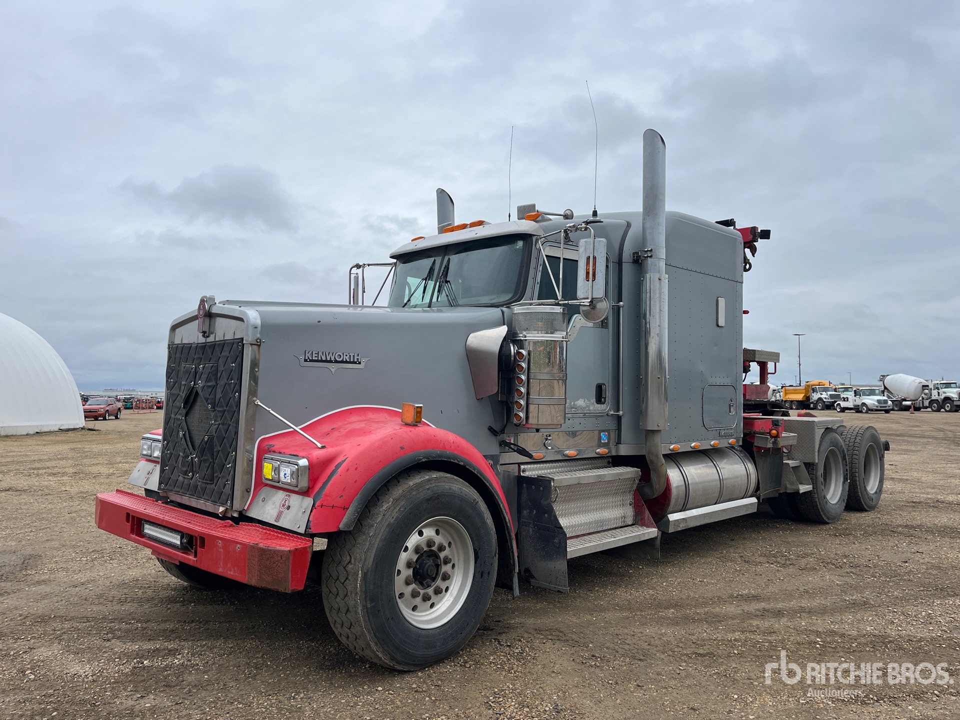 2007 Kenworth W900 6x4 Sleeper Windenwägen