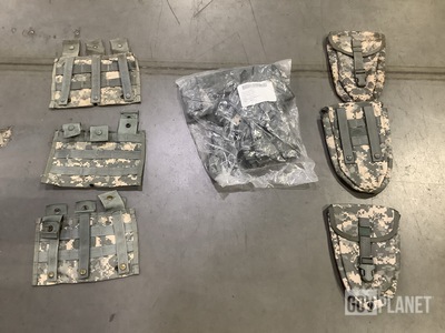 (64) Mag Pouches, (23) Entrenching Tools, (19) Bandoleers & Assorted Items