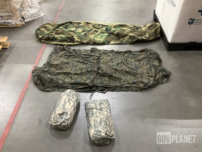 (9) Bivy Covers, (19) Poncho Liners, (5) Sleeping Bags & Assorted Items
