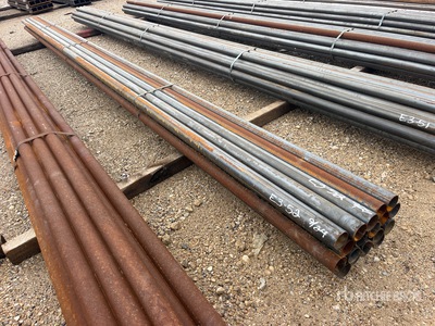 Quantity of (18) 2-3/8 in x 20 ft 14 Ga Pipe