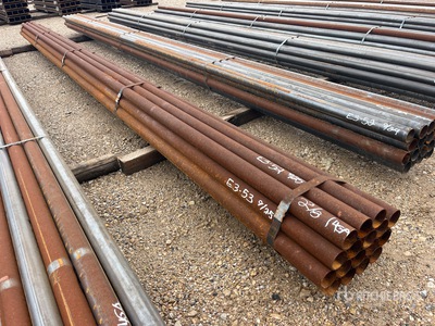 Quantity of (18) 2-3/8 in x 20 ft 14 Ga Pipe
