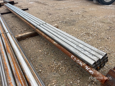 Quantity of (18) 2-3/8 in x 20 ft 14 Ga Pipe