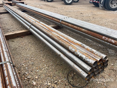 Quantity of (18) 2-3/8 in x 20 ft 14 Ga Pipe