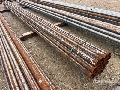 Quantity of (18) 2-3/8 in x 20 ft 14 Ga Pipe