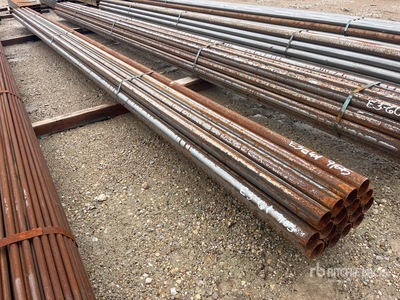 Quantity of (18) 2-3/8 in x 20 ft 14 Ga Pipe
