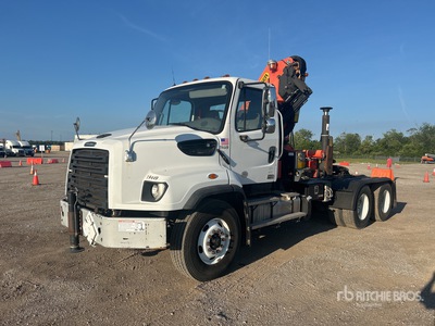 Palfinger PK-26002-EH 5000 lb Knuckle Boom on 2015 Freightliner 114SD 6x4 Boom Truck