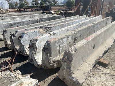 Quantity of (12) K rail Barrera