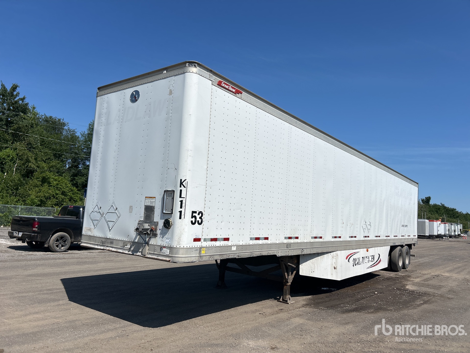 2013 Great Dane 53 ft x 102 in T/A Van Trailer