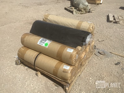 (117) Sq Yd of Midwest Fiberglas MIL-PRF-2765E Solid Rubber Sheets