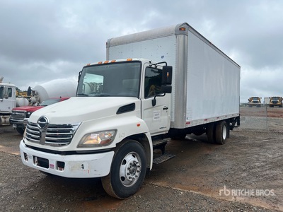 2008 Hino 268 4x2 Gesloten vrachtwagen