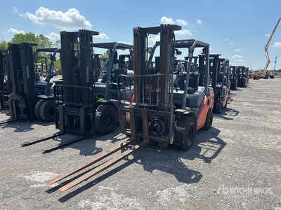 2021 Toyota 8FDU32 4750 lb Pneumatic Tire Forklift