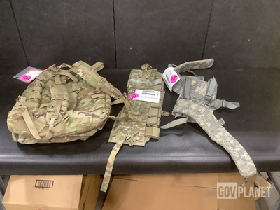 (40) Tactical Assault Panels, (21) Frame Shoulder Straps & Assorted Items