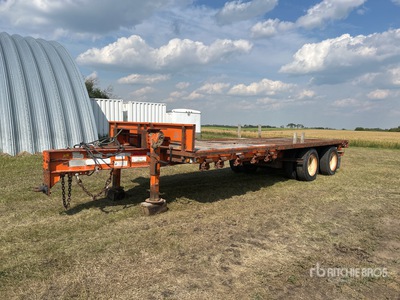 2007 J.C. Trailers 18400 kg 24 ft T/A Flatbed Trailer