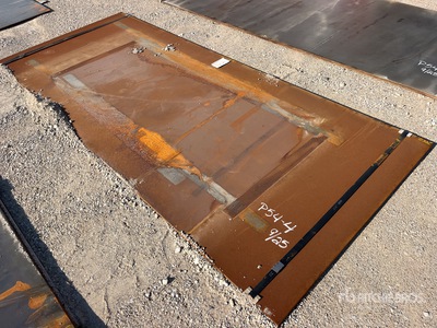 Quantity of (2) 2025 Kit Containers Steel 5 ft x 12 ft (.5 in Thick) Steel Plates