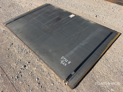 Quantity of (2) 2025 Kit Containers Steel 5 ft x 8 ft (.75 in Thick) Steel Plates