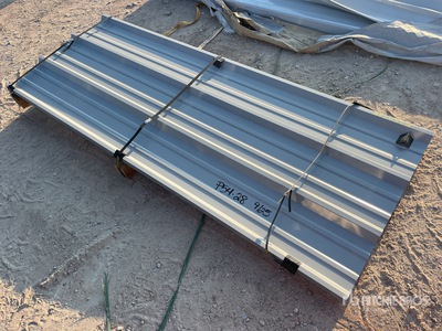 Quantity of (50) 2025 Kit Containers 8 ft Steel R Panel Divers  (Unused)