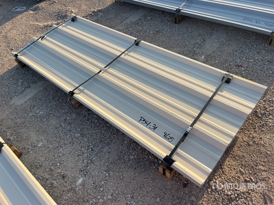 Quantity of (50) 2025 Kit Containers 8 ft Steel R Panel Divers  (Unused)