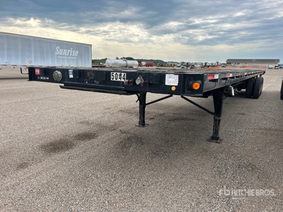 1994 Great Dane GPES348-80 Tri/A 48 ft - 80 ft Extendable Flatbed Trailer