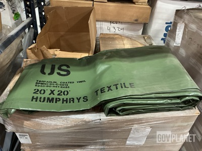 (302) 20'x20' Coated Vinyl Tarpaulins