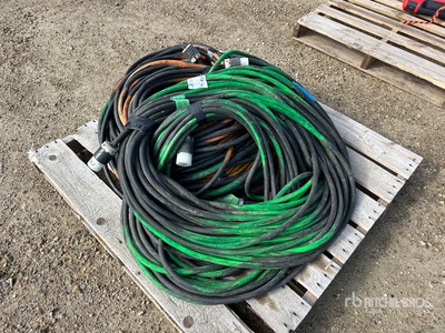 Quantity of (10) 30 Amp Cords Varios. Industrial
