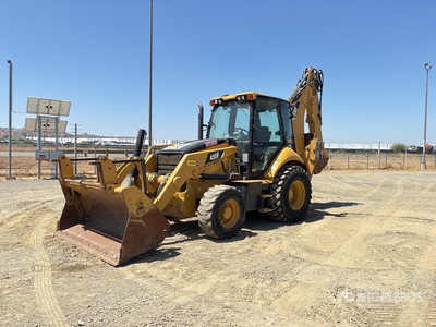 2017 Cat 450F 4x4 Backhoe Loader